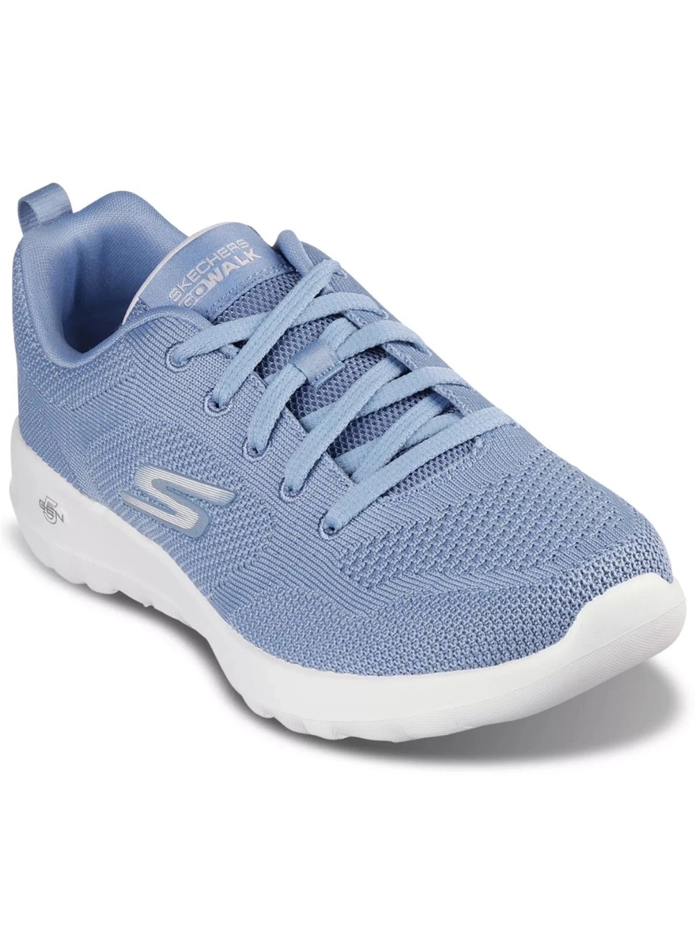 Skechers GOwalk Lightweight Knit Walking Shoe - Light Blue size 9W